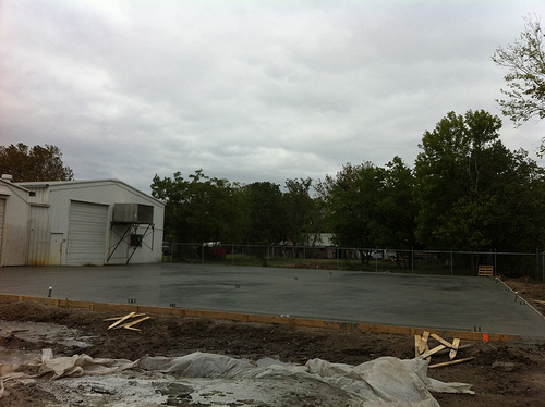 Lowrance Machine Shop - Concrete Pour 